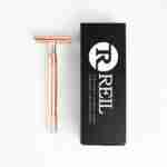 alt="Rasuradora reutlizable oro rosa"