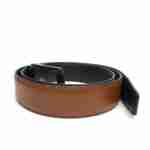 Faja Reversible de Cuero Genuino - Café Claro/Negro - Imagen 2